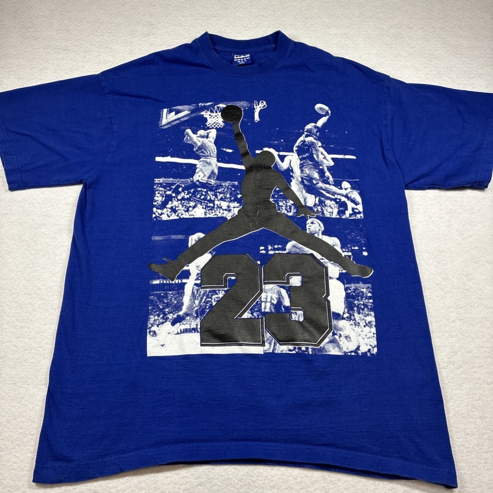 Vintage VTG Dream USA Michael Jordan 23 Jumpman T Shirt Size 2XL Chicago Bulls